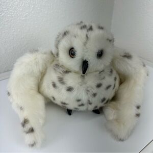 Snowy Owl Furry Folk Hand Puppet Folkmanis White as seen in Baby Einstein 1998